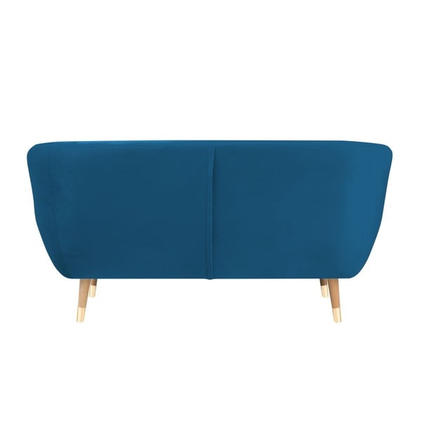 Zils samta dīvāns Mazzini Sofas Benito, 158 cm-image-4