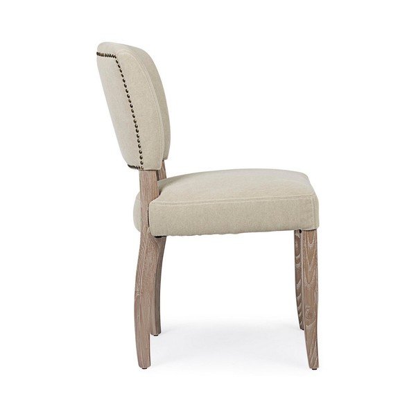 Bēšs polsterēts pusdienu krēsls Maratriz – Bizzotto-image-3