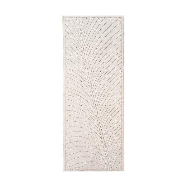 Krēmkrāsas iekštelpu un āra celiņa paklājs 80x250 cm Nova 1204 – Ayyildiz Carpets