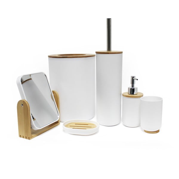 Balts plastmasas ziepju dozators 91 ml Smart – douceur d'intérieur-image-2