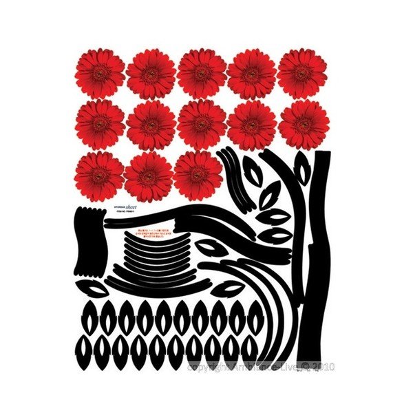 Uzlīmes Ambiance Red Gerbera Tree-image-2