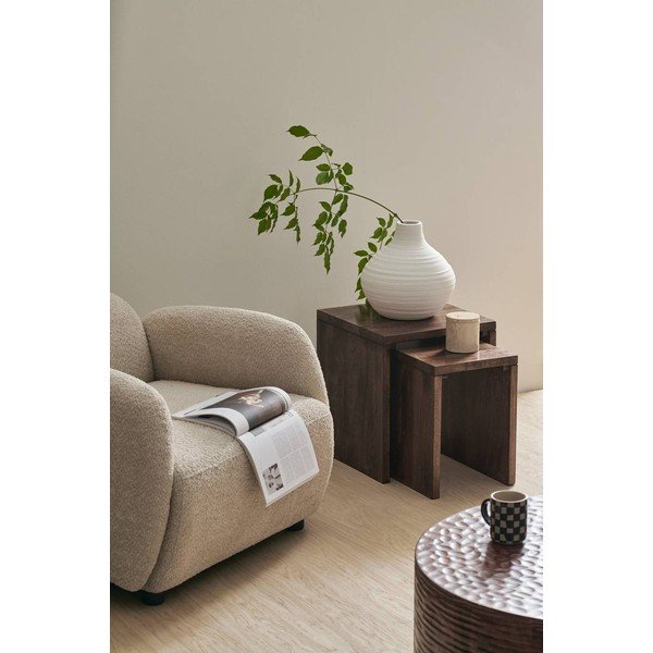 Mango masīvkoka sānu galdiņš Helle – Ellos Home-image-1