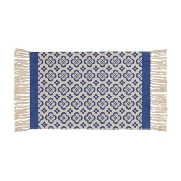 Zils/bēšs vannas istabas paklājiņš 50x80 cm Presa – Wenko-image-1