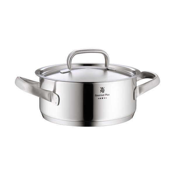 Nerūsējošā tērauda katls ar vāku WMF Cromargan® Gourmet Plus III, ⌀ 24 cm