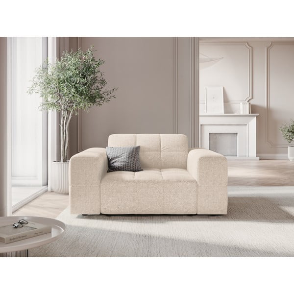 Krēmkrāsas atpūtas krēsls Chicago – Cosmopolitan Design-image-1