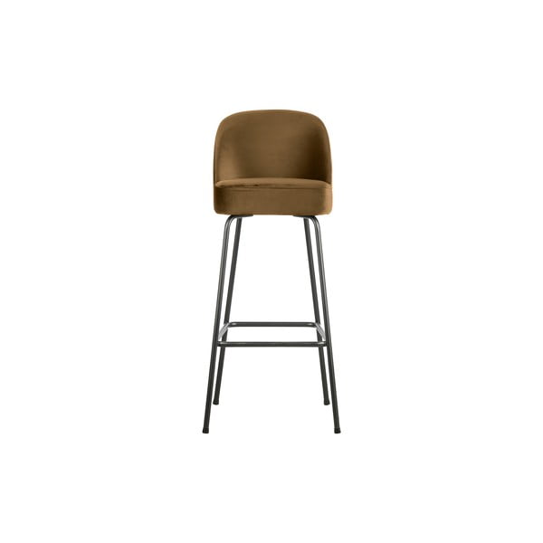 Sinepju dzeltens samta bāra krēsls 103 cm Vogue – BePureHome