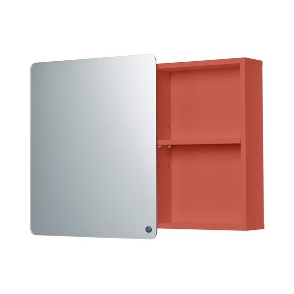 Sarkans piekarams/ar spoguli vannas istabas skapis 80x58 cm Color Bath – Tom Tailor-image-2