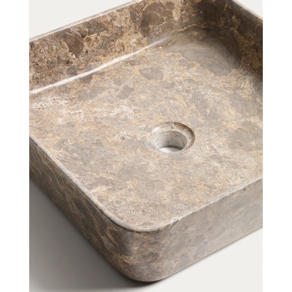 Pelēka akmens izlietne 40x40 cm Darnen – Kave Home-image-4