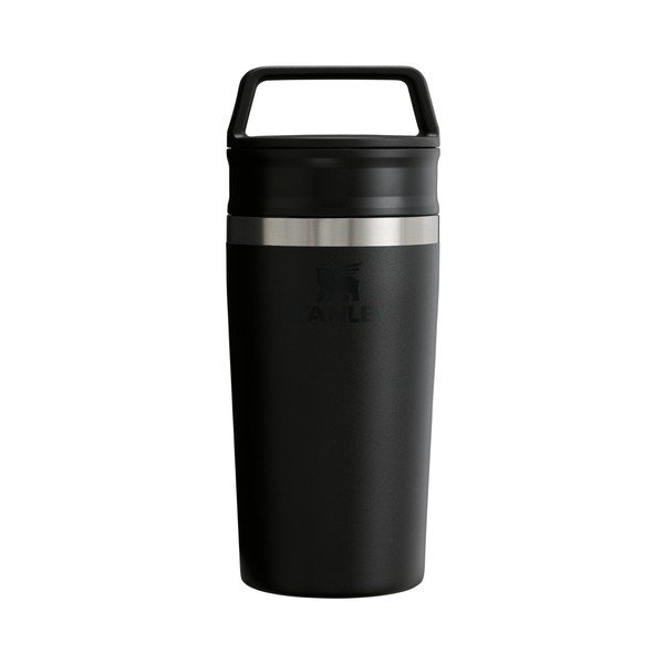 Melna nerūsējošā tērauda termokrūze 350 ml Café-To-Go Travel Mug Black 2.0 – Stanley