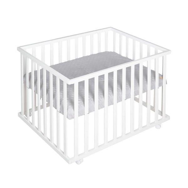 Balta bērnu sētiņa 100x75 cm Roba style – Roba-image-2