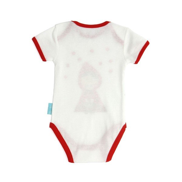 Zīdaiņu bodijs Grandma ar īsām piedurknēm, 6 līdz 9 mēneši-image-1
