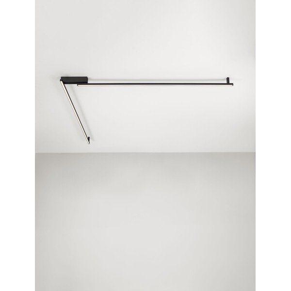 Matēti melna alumīnija LED griestu lampa ar regulējamu spilgtumu 4x309 cm Briana – Nova Luce-image-4