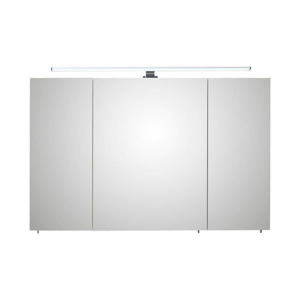Balts piekaramais vannas istabas skapītis ar spoguli 110x70 cm Set 360 - Pelipal