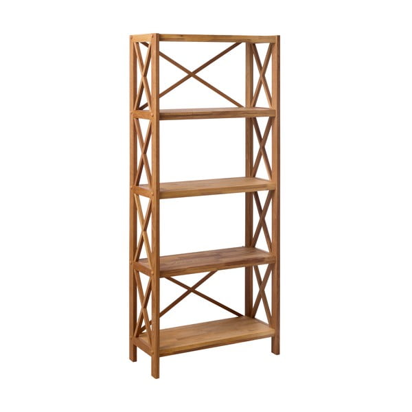 Dabīga toņa ozola masīvkoka plaukts 70x161 cm X-Shelf – Unique Furniture-image-2