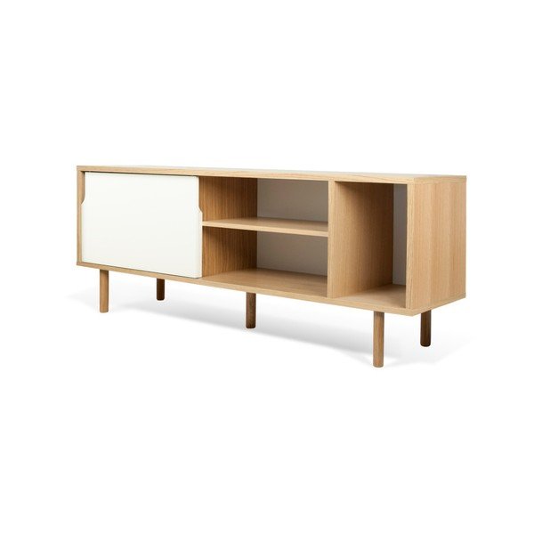 Balta kumode TemaHome Dann Oak-image-4