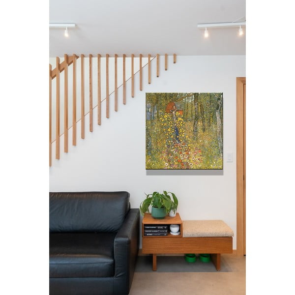 Gleznas reprodukcija Gustav Klimt – Farm Garden With Crucifix , 60 x 60 cm-image-1