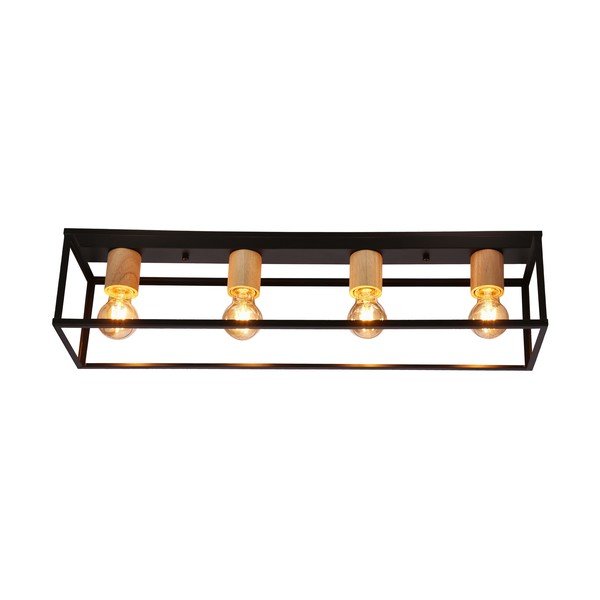 Melna griestu lampa 17x70 cm Retro – Candellux Lighting-image-3