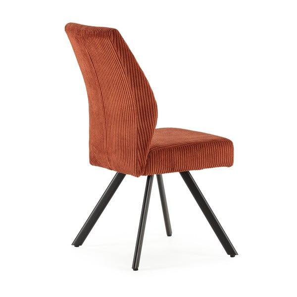 Oranži velveta pusdienu krēsli (2 gab.) Anibal – Marckeric-image-4