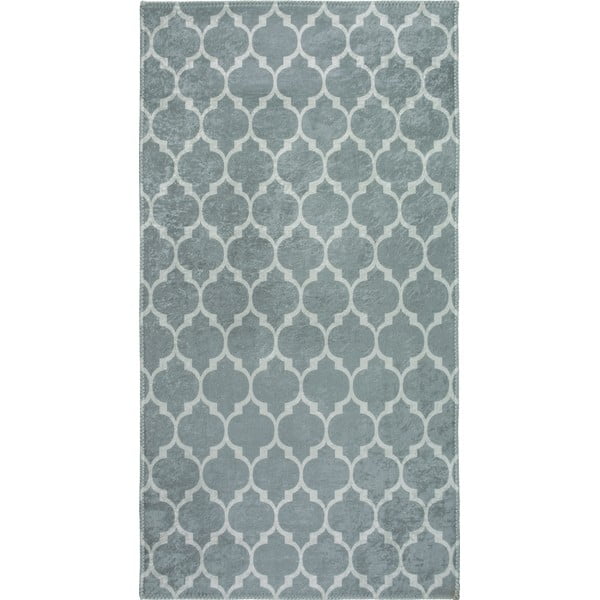 Gaiši pelēks/krēmkrāsas mazgājams paklājs 150x80 cm – Vitaus