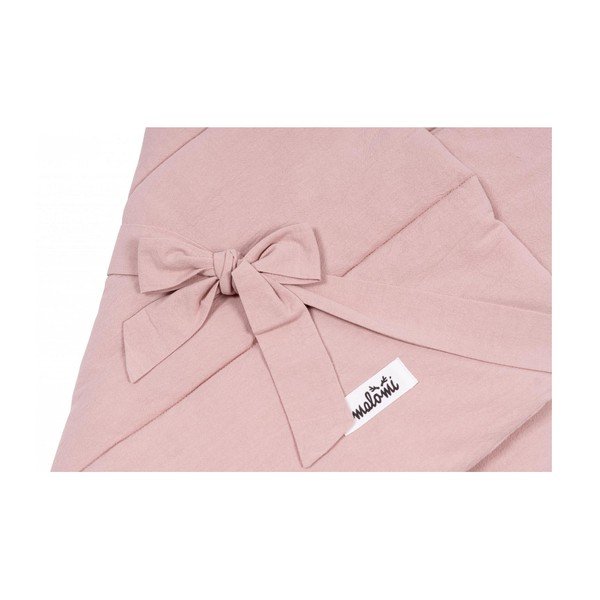 Rozā kokvilnas bērnu sega 75x75 cm – Malomi Kids-image-2