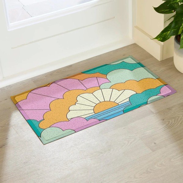 Pārstrādātas plastmasas kājslauķis 40x70 cm Elizabeth Olwen  – Artsy Doormats-image-1