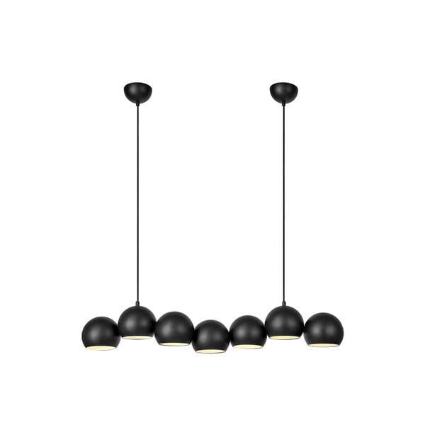 Melna piekaramā lampa ar metāla abažūru Cupolo – Markslöjd