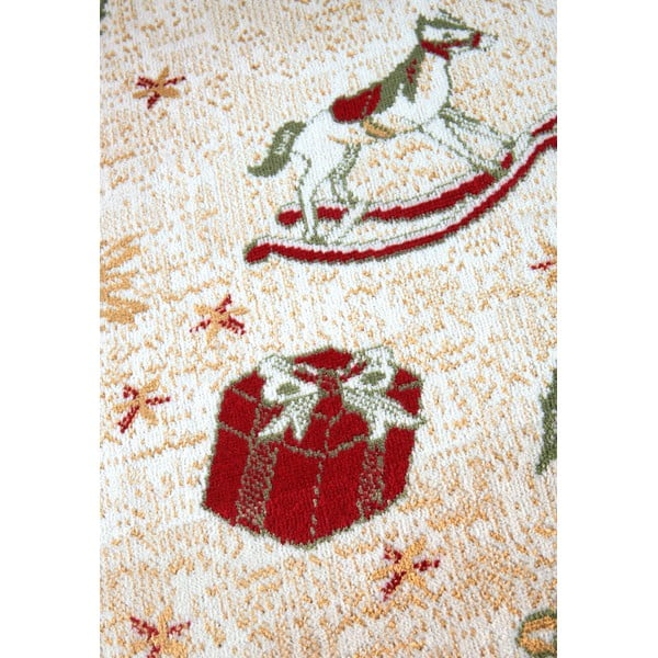 Zaļš celiņa paklājs ar Ziemassvētku motīvu no kokvilnas maisījuma 80x200 cm Toy's Delight Green Christmas – Villeroy&Boch-image-3