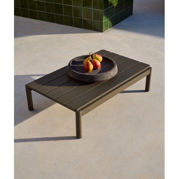 Metāla dārza kafijas galdiņš 57x91 cm Sorells – Kave Home-image-1