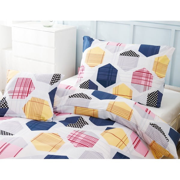 Vienvietīga gultas veļa no mikrosatīna 140x200 cm Amelie – My House-image-1