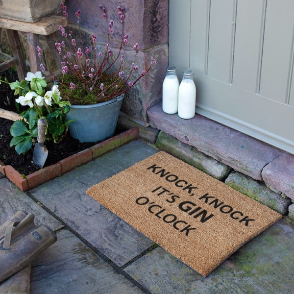 Kokosšķiedras kājslauķis 40x60 cm Gin O'Clock – Artsy Doormats-image-4