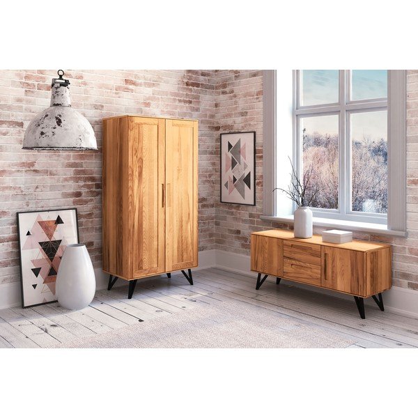 Dižskābarža koka skapis 91x185 cm Golo – The Beds-image-4