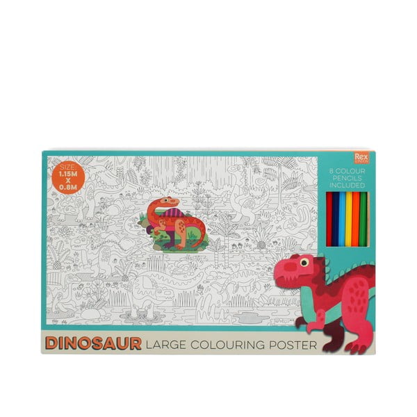 Krāsojamā grāmata Baby Dinos – Rex London