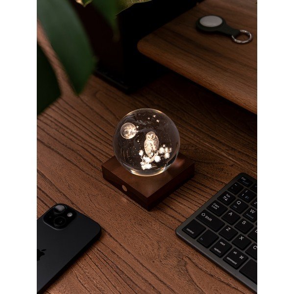 Pārvietojams gaismas dekors ar USB ø 8 cm Amber – Gingko-image-4