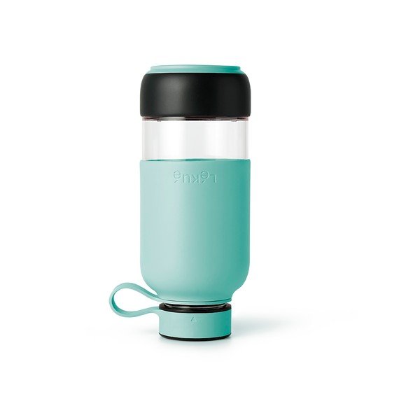 Tirkīzzila stikla pudele ceļojumiem 500 ml To Go – Lékué-image-4