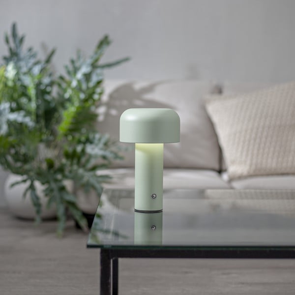 Zaļa LED galda lampa (augstums 21,5 cm) Bobby – Star Trading-image-1