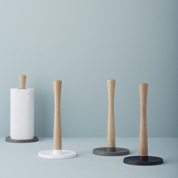 Stelton Rig-Tig Toll-It papīra dvieļu turētājs, pelēks-image-1