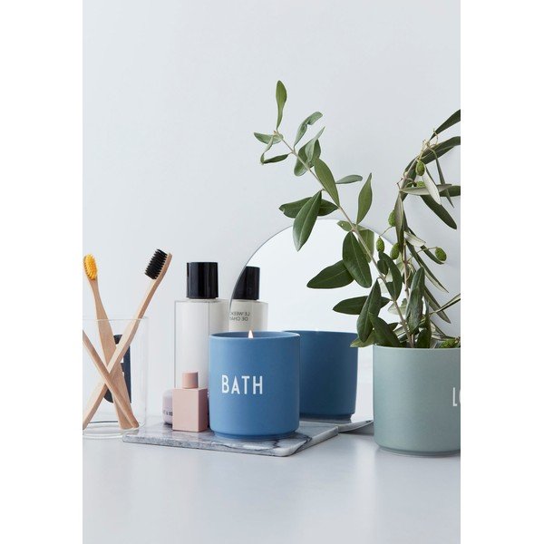 Sojas vaska aromātiskā svece Design Letters Bath-image-2