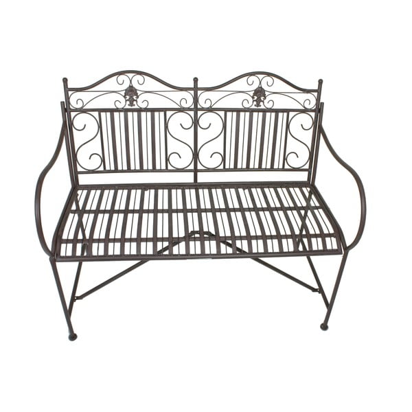 Melns metāla dārza sols Mangan – Garden Pleasure-image-2