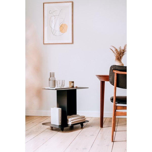 Metāla servēšanas galdiņš uz riteņiem 40x60 cm HO – noo.ma-image-3