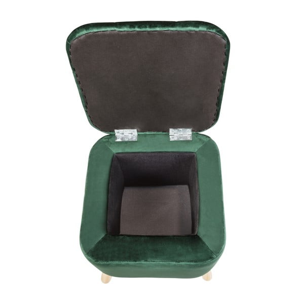 Zaļa samta taburete – Wenko-image-3