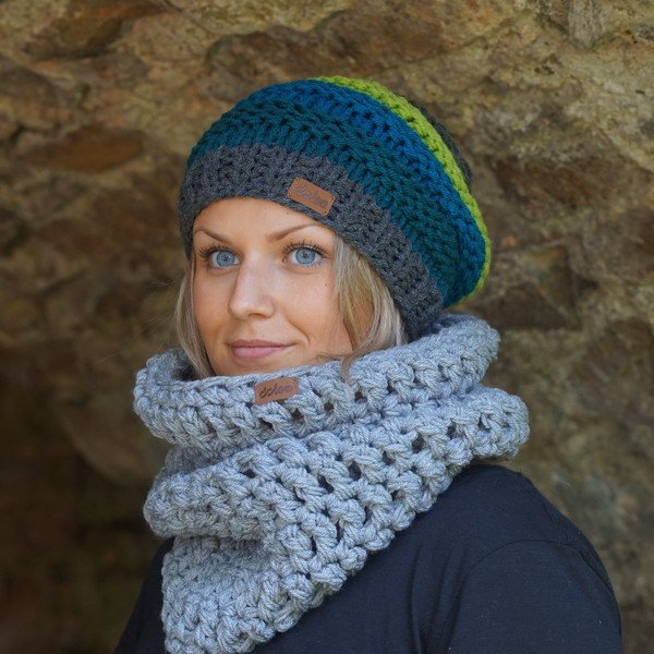 Ar rokām adīta cepure DOKE Jade-image-1