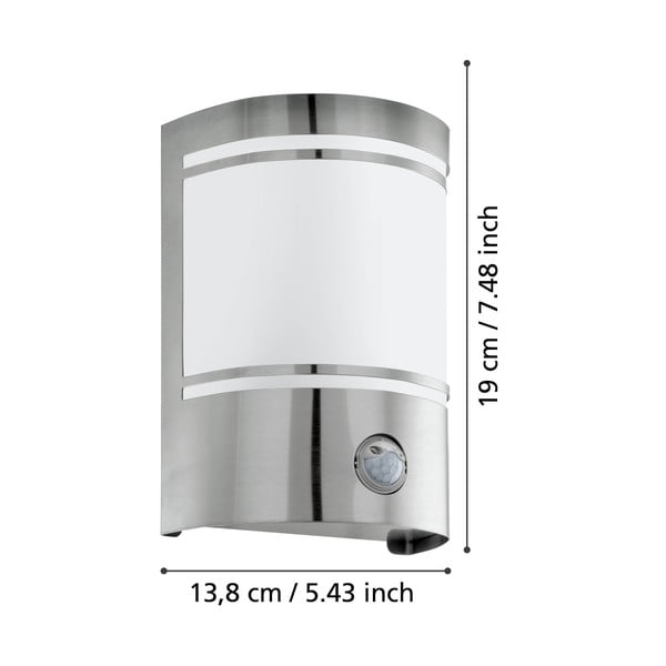 Sienas āra gaismeklis (augstums 19 cm) CERNO – EGLO-image-2