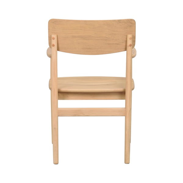 Dabīga toņa ozola masīvkoka pusdienu krēsls Maidstone – Rowico-image-3