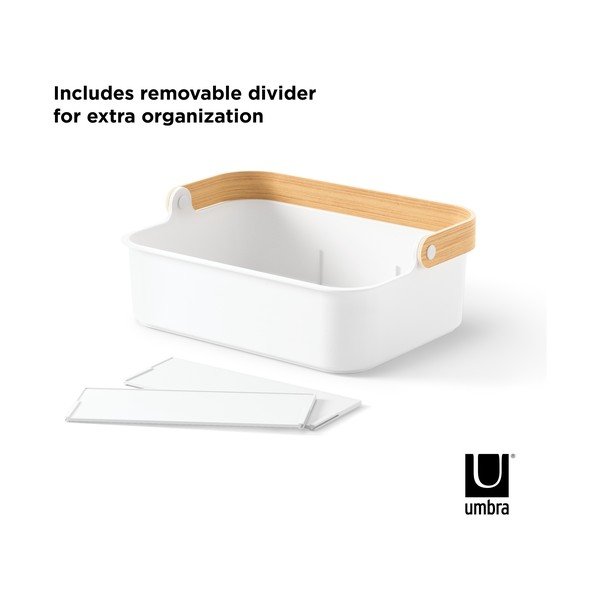 Balts plastmasas vannas istabas organizators Bellwood – Umbra-image-4