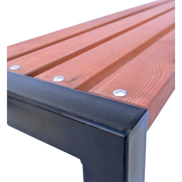 Brūns masīvkoka dārza sols – Rojaplast-image-3