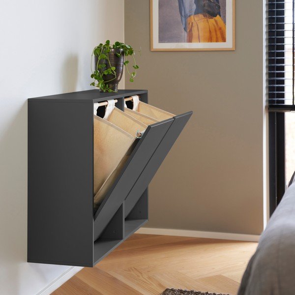Melns sienas veļas grozs Laundry Box – ReCollector-image-1