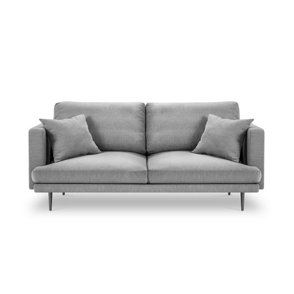 Gaiši pelēks trīsvietīgs dīvāns Milo Casa Piero, 220 cm