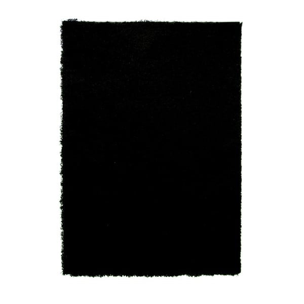 Melns paklājs Flair Rugs Cariboo Black, 120 x 170 cm