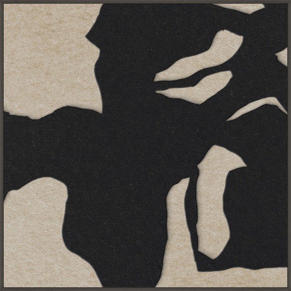 3D glezna ar rāmi/skaņas absorbējoša 102x102 cm Silent Shadow 1 – Malerifabrikken