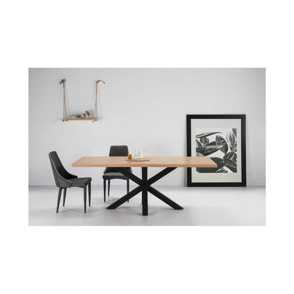 Ēdamgalds no ozolkoka Marckeric Ainoa, 200 x 100 cm-image-2